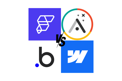 Flutterflow vs Adalo vs Bubble vs Webflow