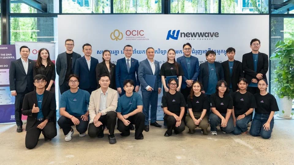 Newwave, OCIC Team Up to Bring AI into Cambodia’s Major Conglomerate